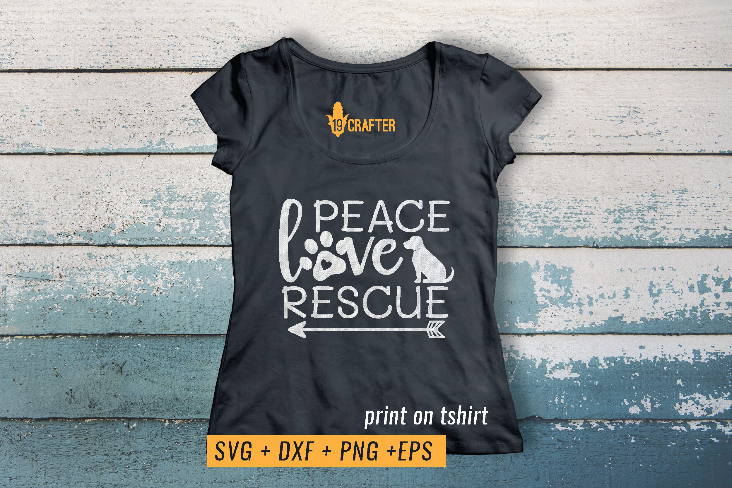Download peace love rescue animal svg cut file By greatype19 | TheHungryJPEG.com