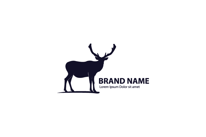 1028 .2 pink deer logo, pink fawn logo, cute logo design, deer