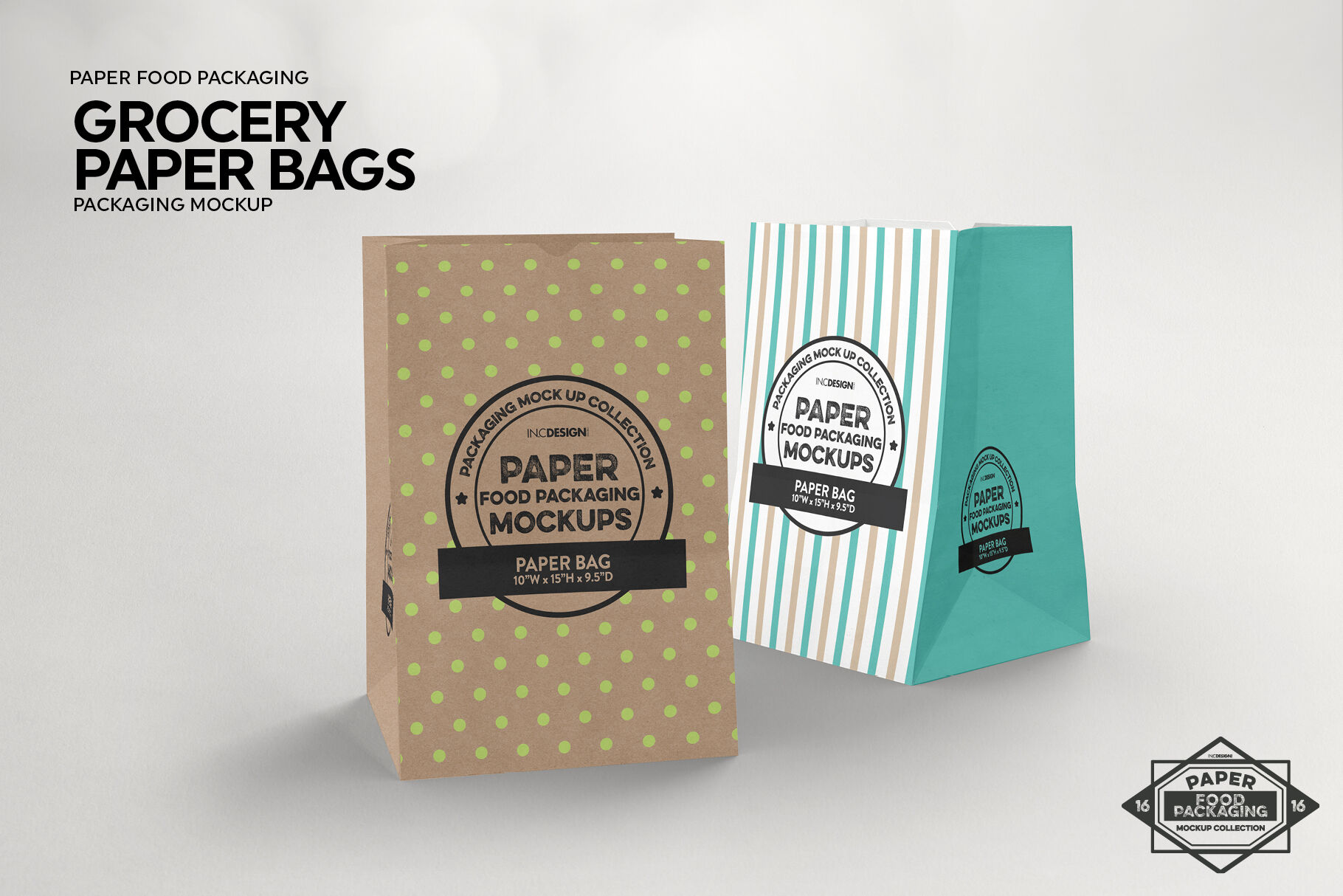 Download Two Paper Bags Mockup Yellowimages