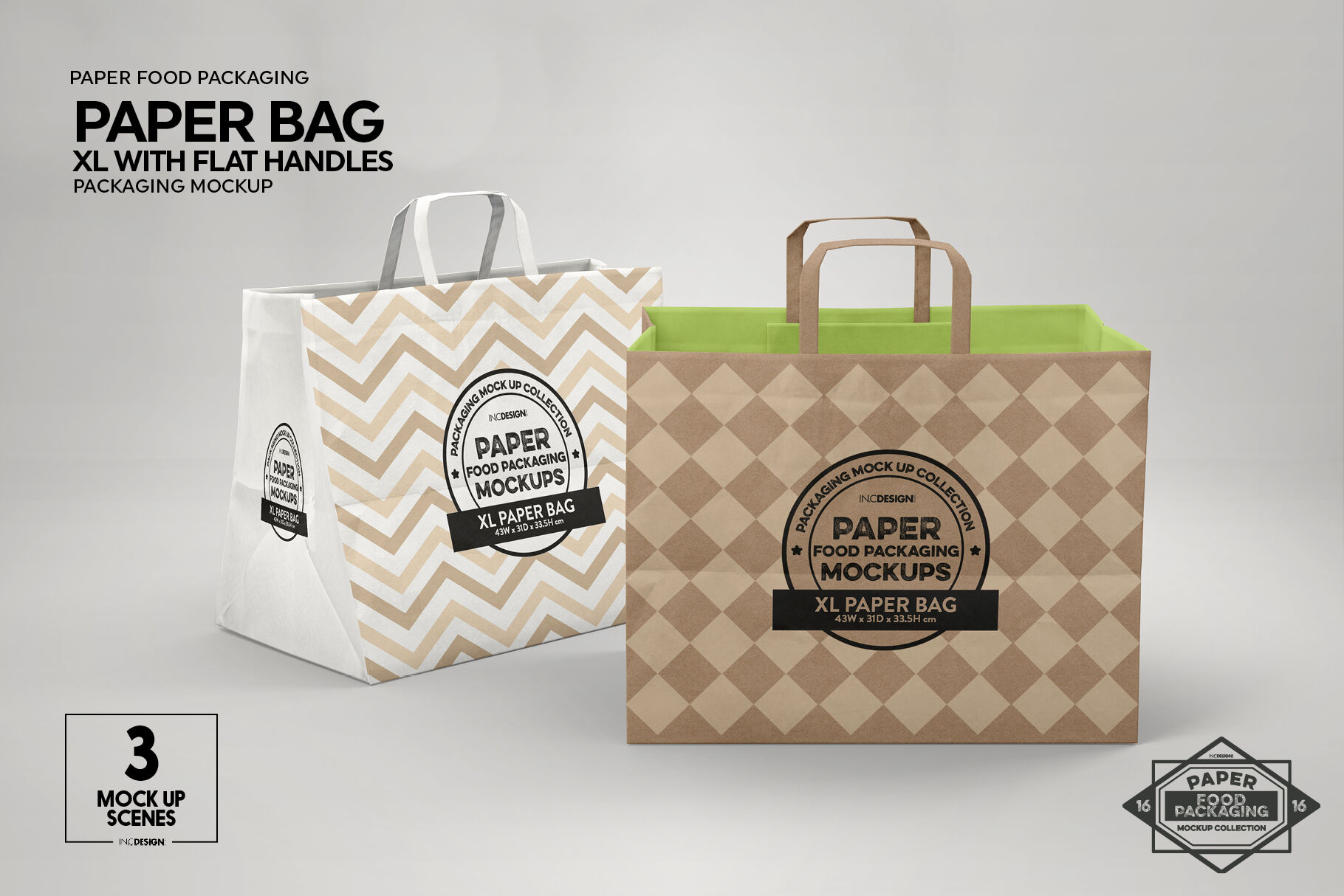 Download Kraft Paper Bread Bag Window Mock Up Free Mockups Psd Template Design Assets PSD Mockup Templates