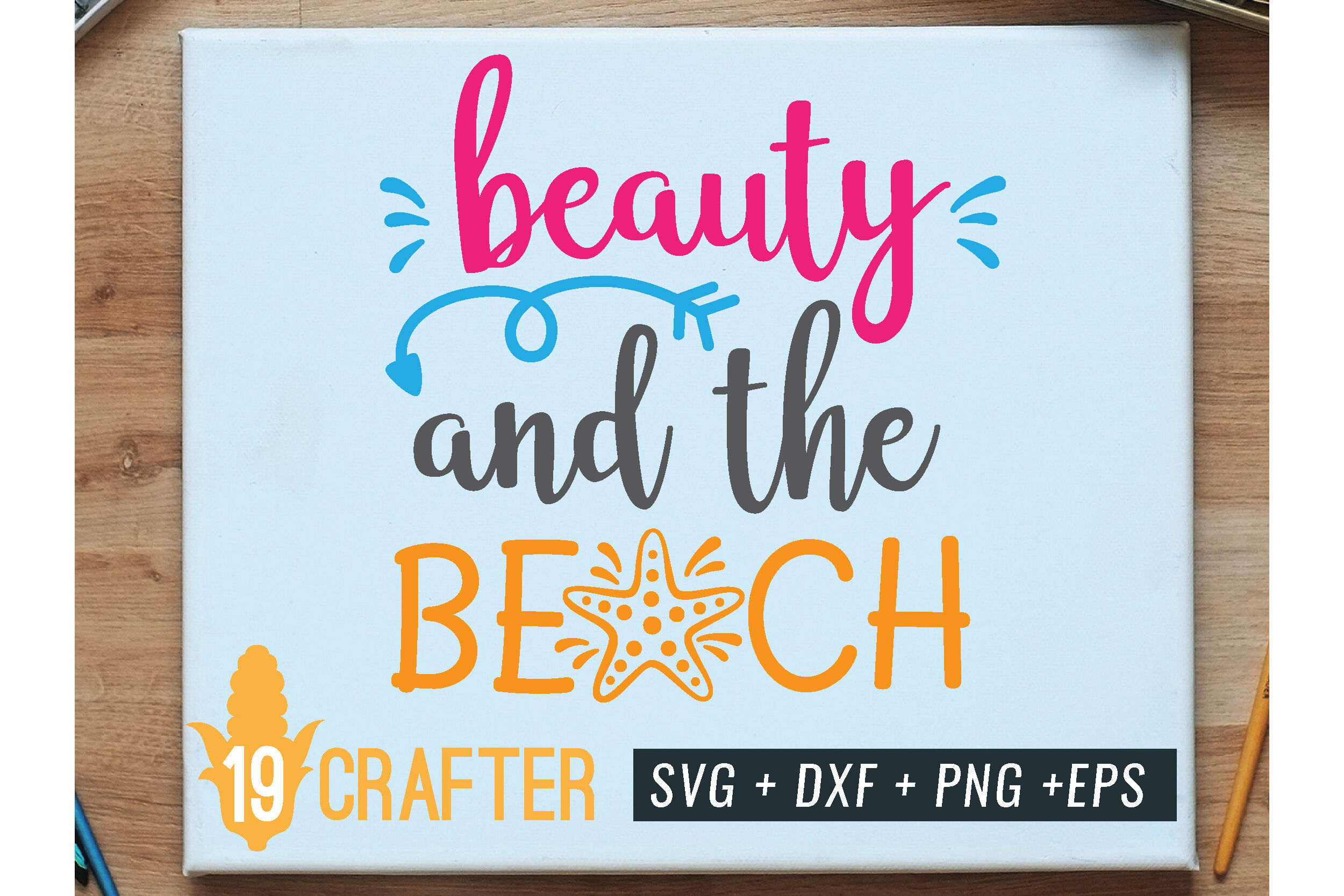 Download Beauty And The Beach Summer Holiday Svg Cut File By Greatype19 Thehungryjpeg Com