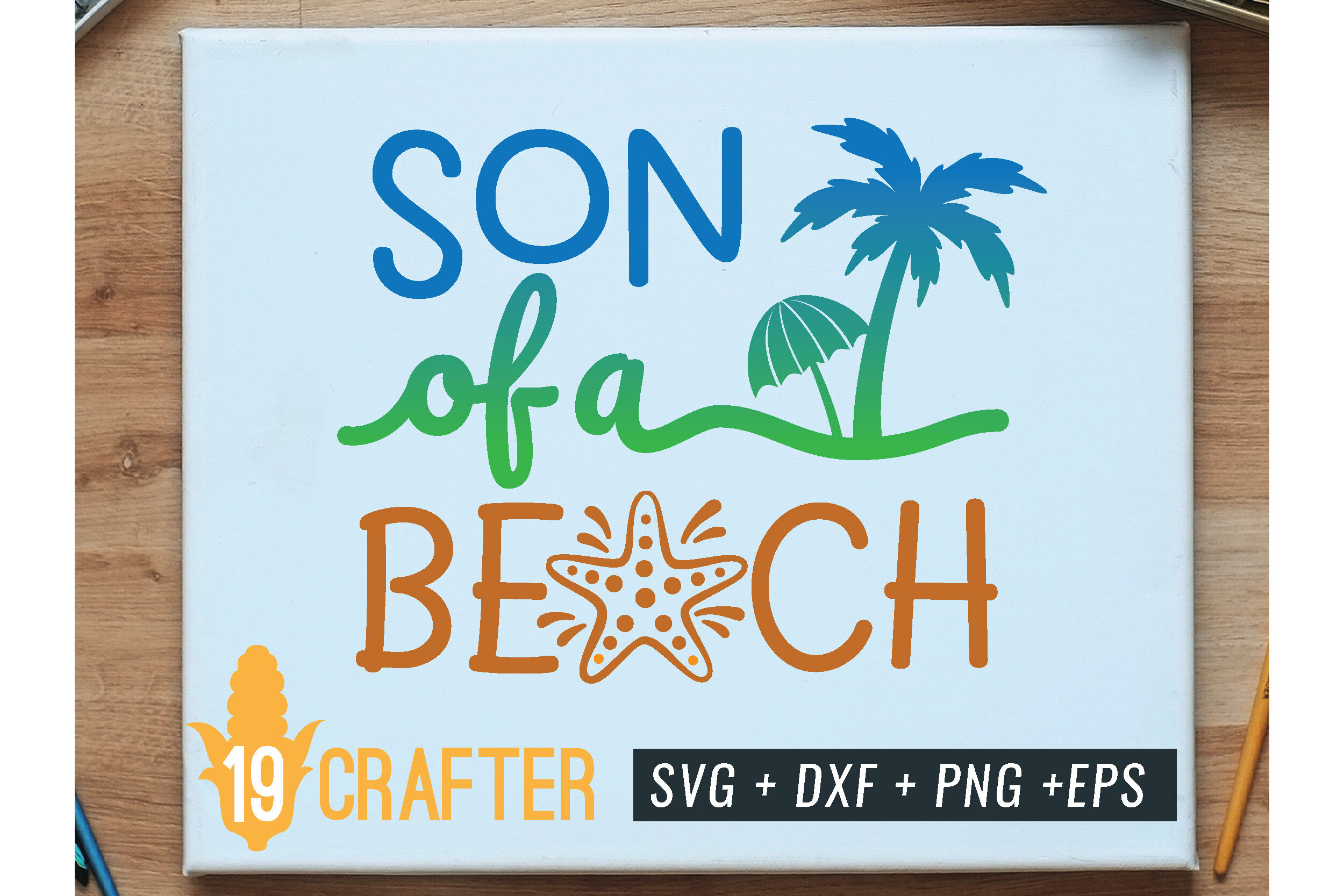 Download son of a beach summer holiday svg cut file By greatype19 ...