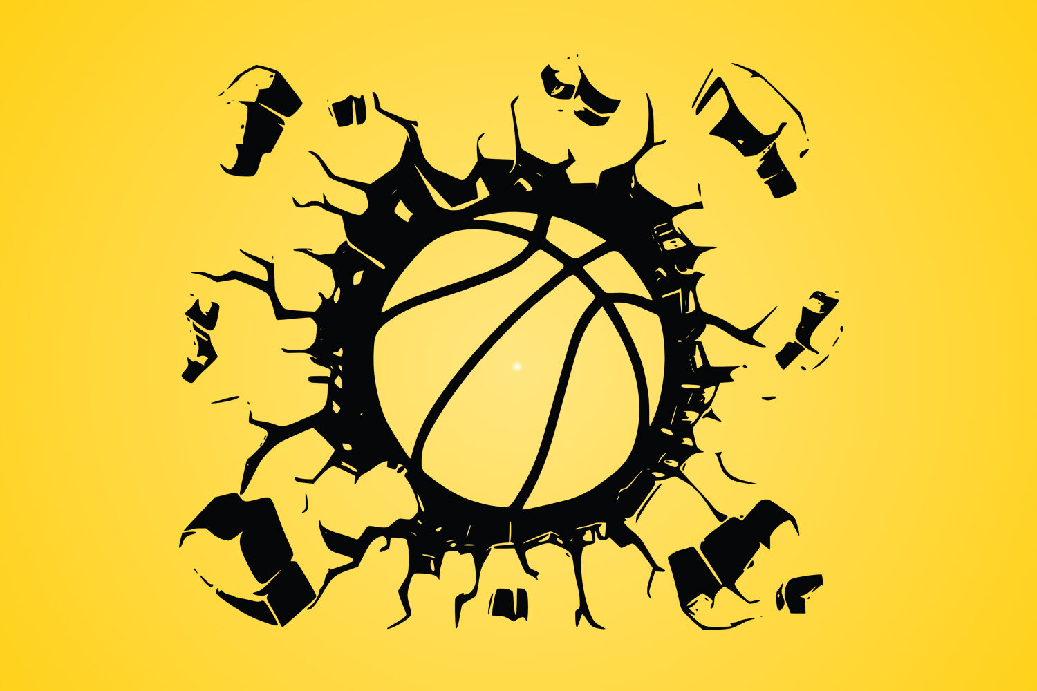 Download Heart Basketball Monogram Svg - Layered SVG Cut File