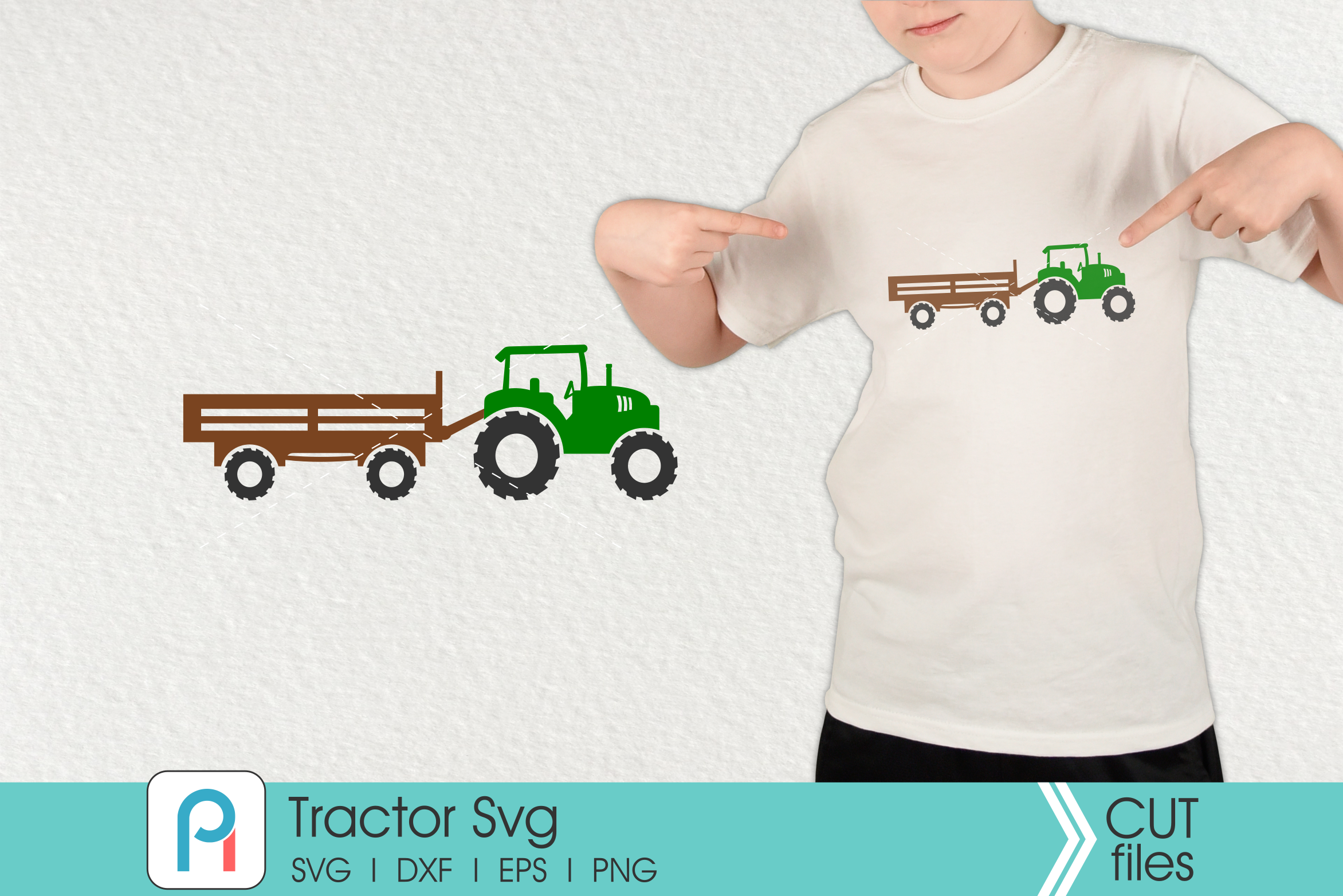 Download Tractor Svg Tractor Clip Art Farm Tractor Svg By Pinoyart Thehungryjpeg Com