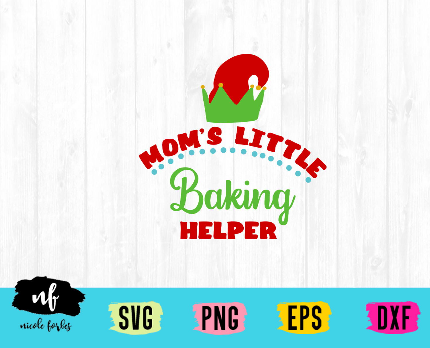 Christmas Baking Svg Cut File By Nicole Forbes Designs Thehungryjpeg Com