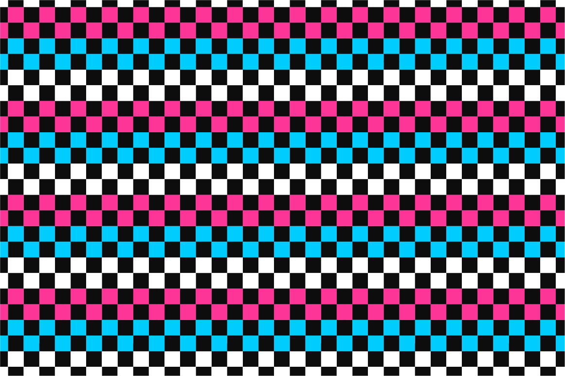 Geometric seamless color patterns. By ExpressShop | TheHungryJPEG