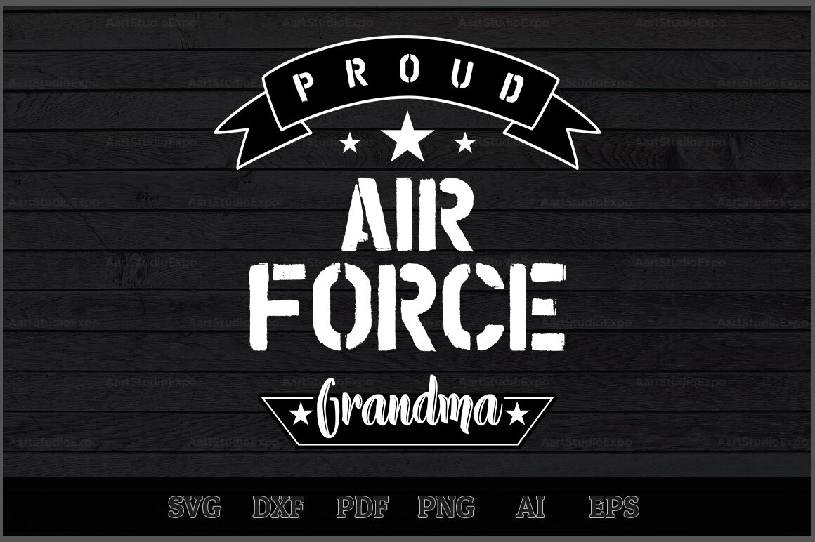 Download Proud Air Force Grandma Svg Design By Creative Art Thehungryjpeg Com