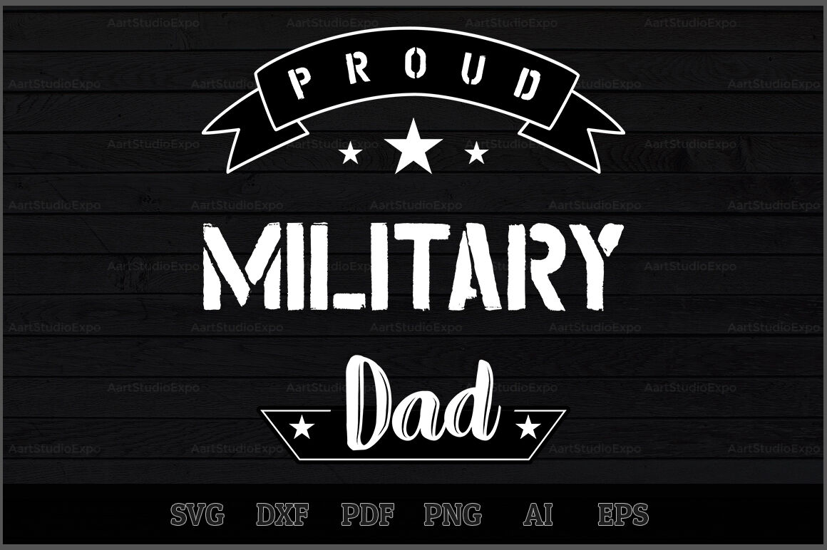 Download Proud Military Dad SVG Design By Creative Art ...