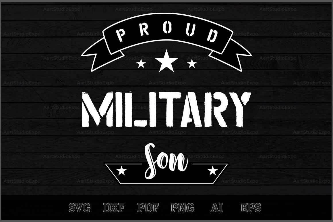 Proud Military Son Svg Design By Creative Art Thehungryjpeg Com