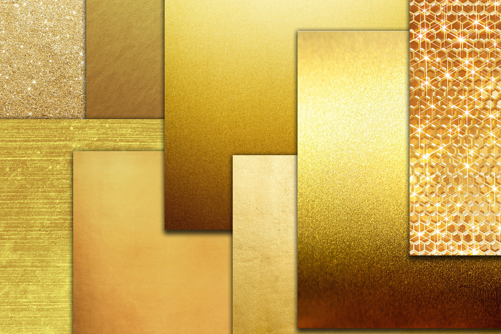 Gold Foil Paper, Metallic Gold background, A4 papers 8.5x11 By