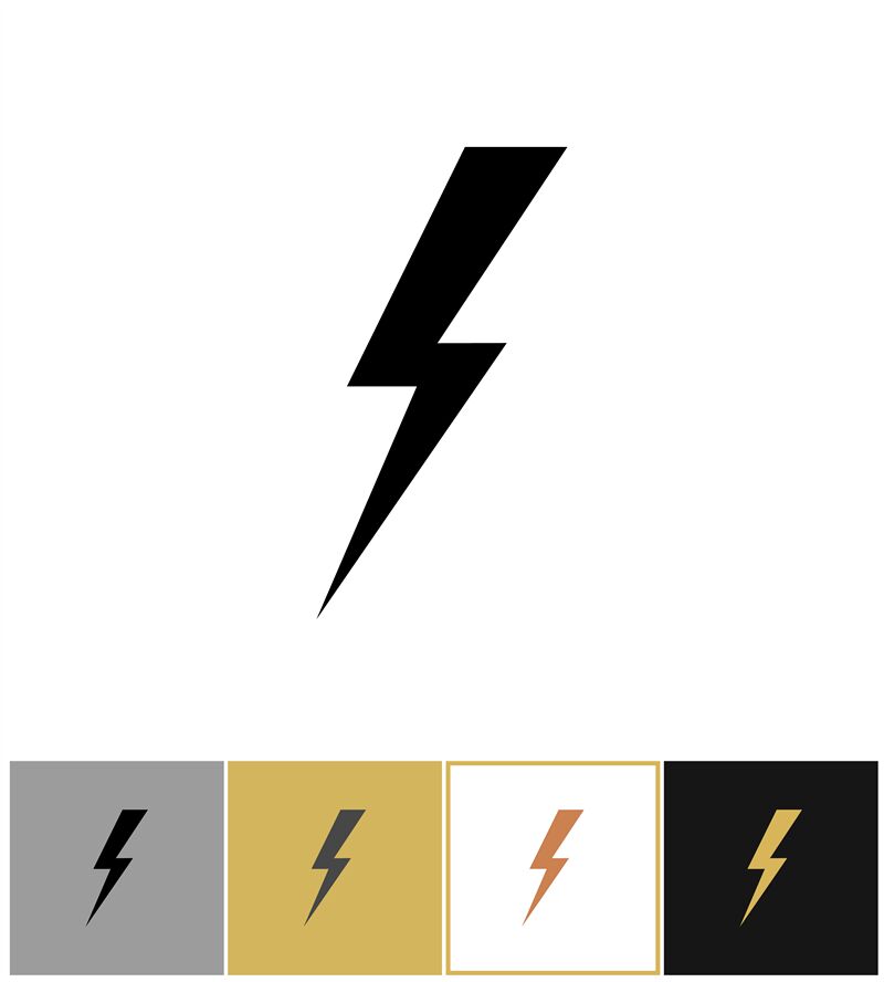 Lightning Bolt Icon Flash By Microvector Thehungryjpeg Com