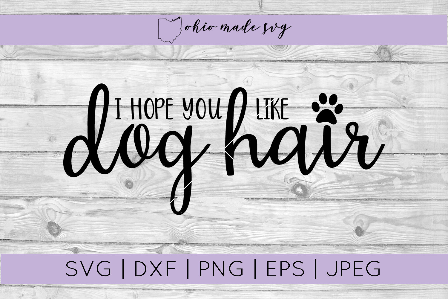 I Hope You Like Dog Hair Welcome Mat SVG By OhioMadeSVG ...