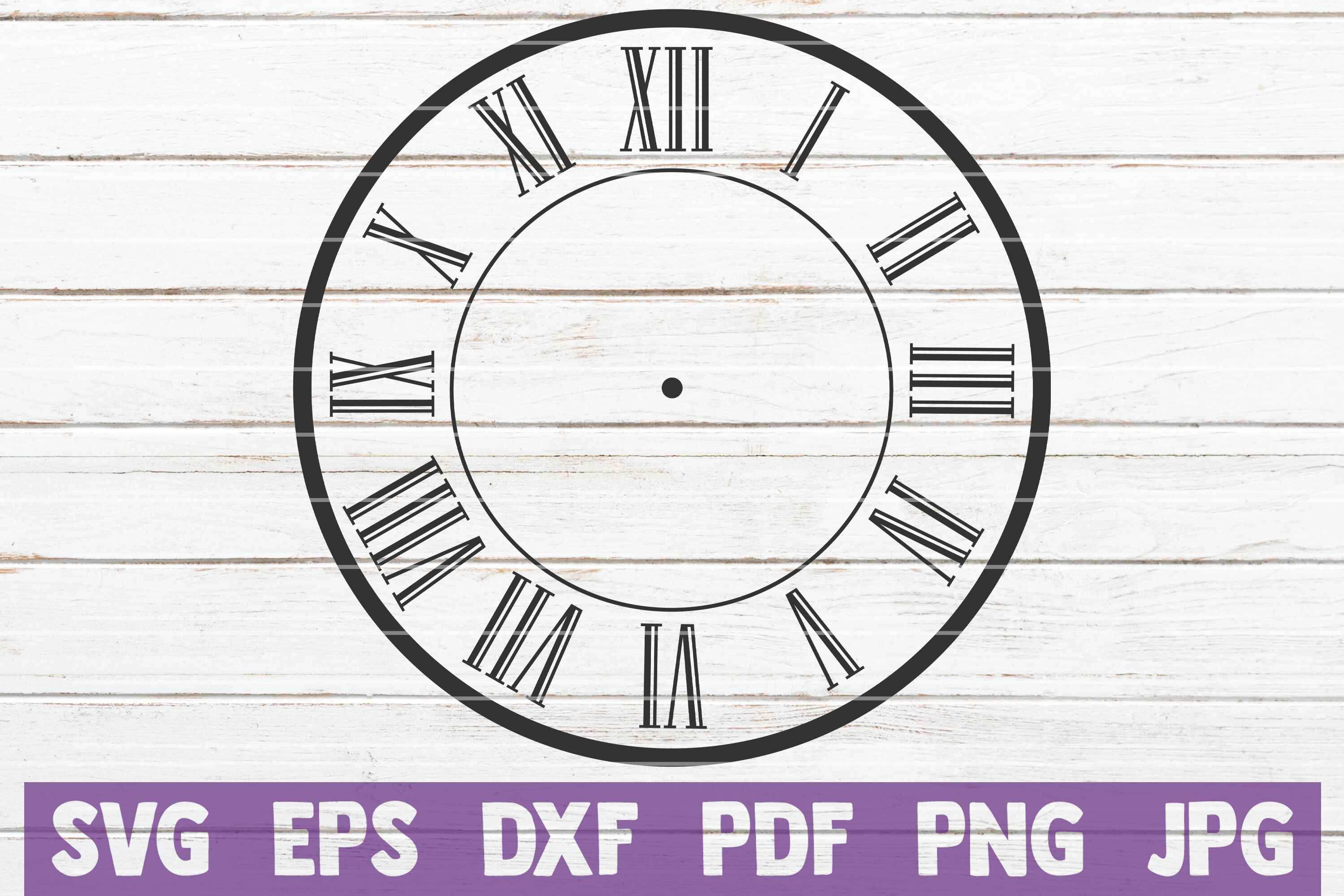 Clock Face SVG, PNG, PDF, Clock Numbers SVG Cut file
