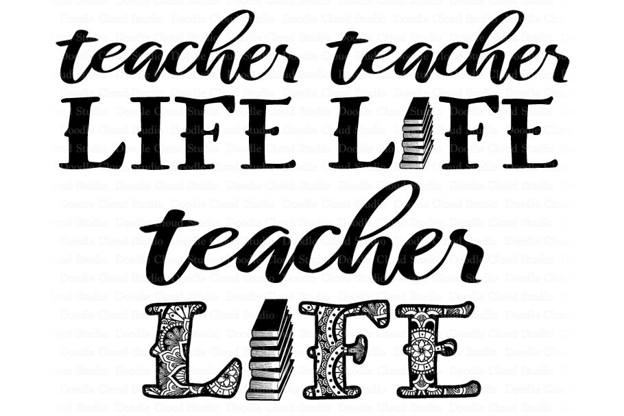 Download Teacher Life Mandala Svg Teacher Life Svg Teacher Clipart By Doodle Cloud Studio Thehungryjpeg Com