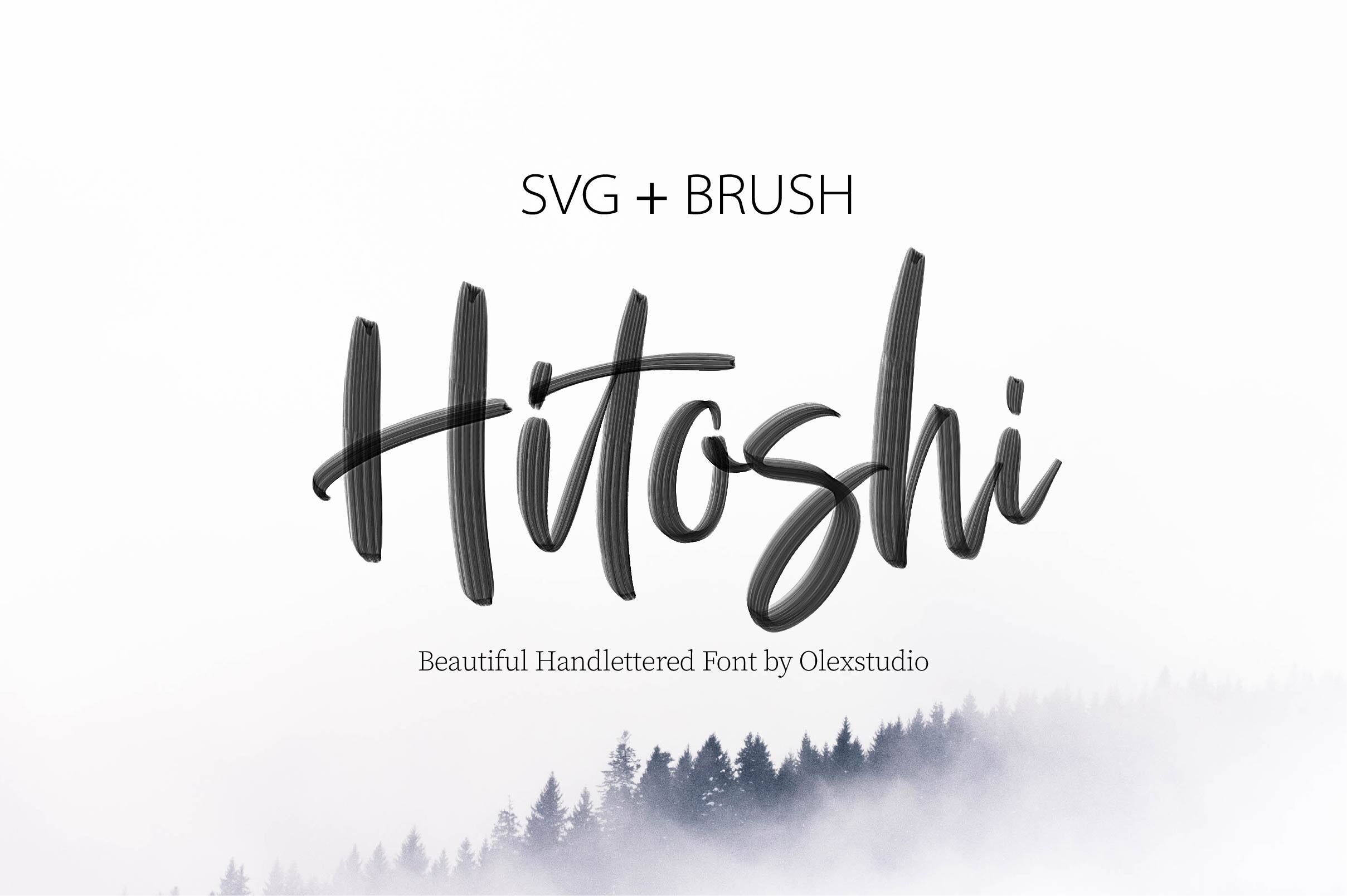 Hitoshi Svg Brush Script By Olexstudio Thehungryjpeg Com