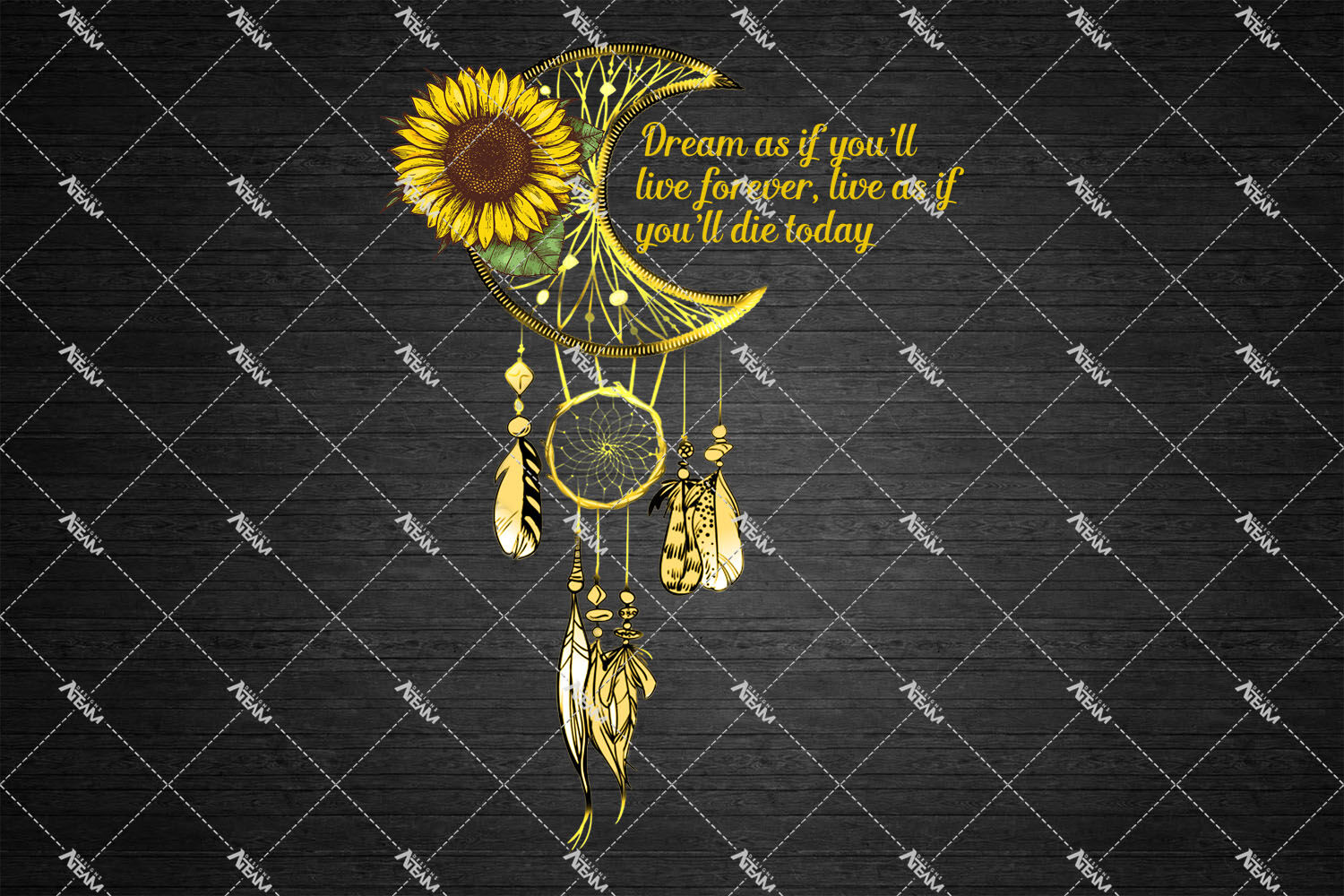 Download Dreamcatcher Png Sunflower Png Hippie Png Hippie Life By Lupinart Thehungryjpeg Com
