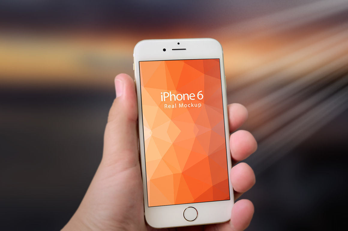 Download Mockup Iphone 6 Real Photo Mockup 4 for Photoshop By caiocall | TheHungryJPEG.com