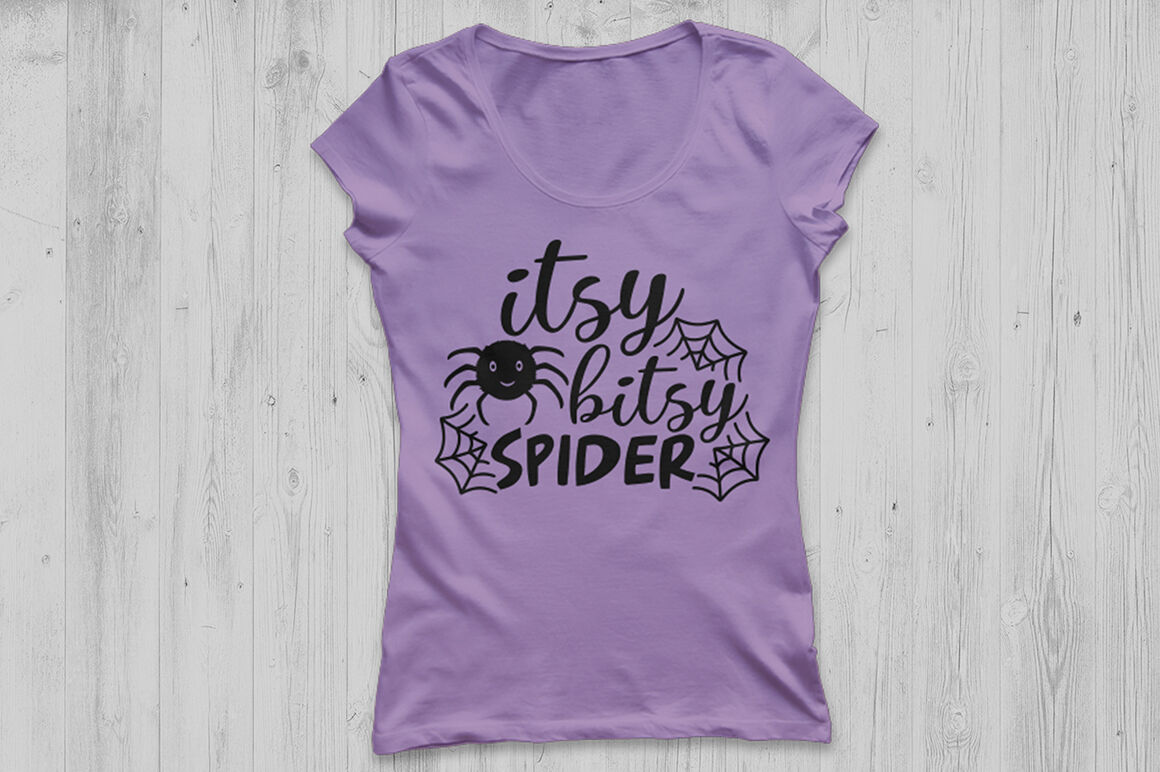 Itsy Bitsy Spider Svg Halloween Svg Spider Svg Baby Svg By Cosmosfineart Thehungryjpeg Com