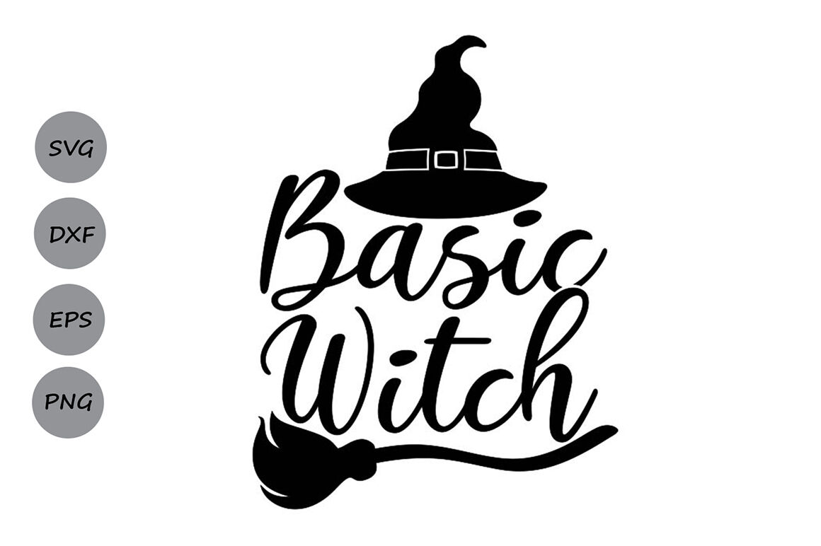 Download Basic Witch Svg Halloween Svg Witch Svg Spooky Svg Witch Hat Svg By Cosmosfineart Thehungryjpeg Com