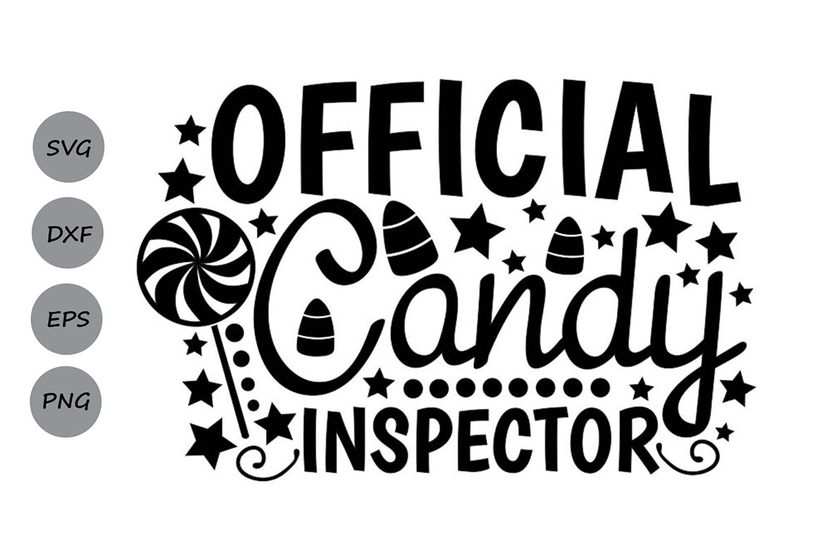 Official Candy Inspector Svg Halloween Svg Candy Corn Svg By Cosmosfineart Thehungryjpeg Com