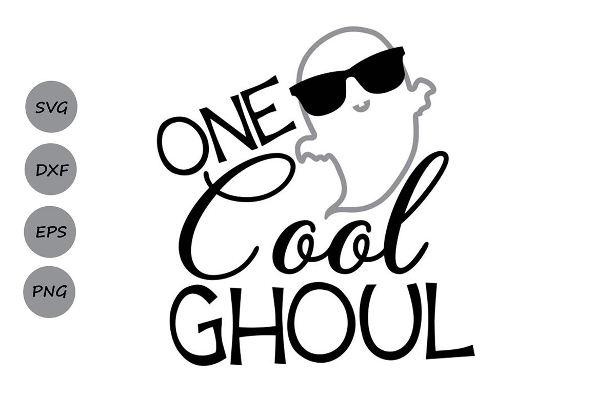 One Cool Ghoul Svg Halloween Svg Ghost Svg Spooky Svg Ghoul Svg By Cosmosfineart Thehungryjpeg Com