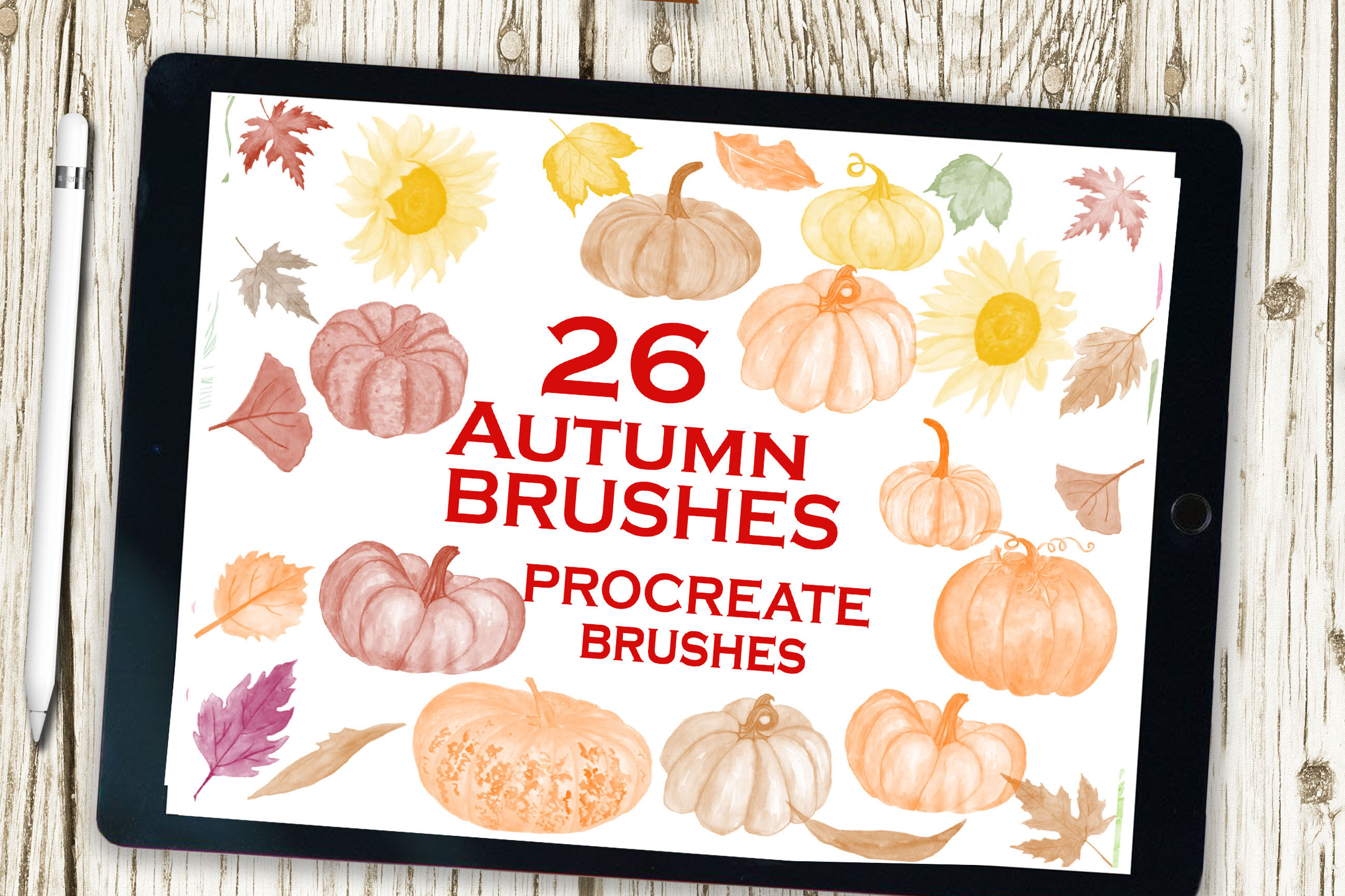 free autumn procreate brushes