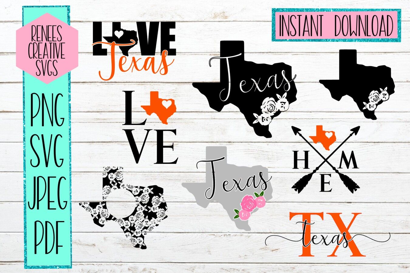 Texas Bundle| State Bundle SVG | SVG Cutting file By Renee's Creative ...