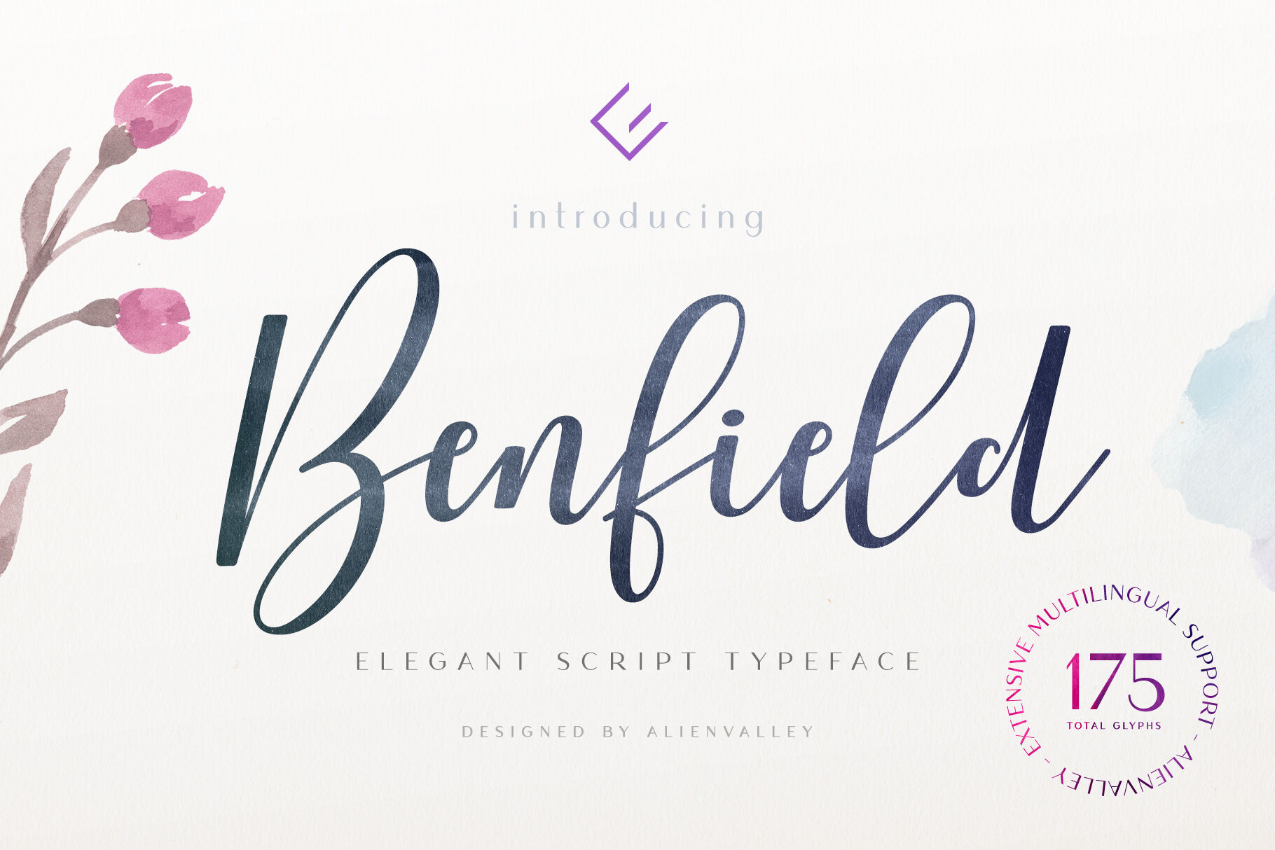 Benfield Script Font By Alienvalley Thehungryjpeg Com