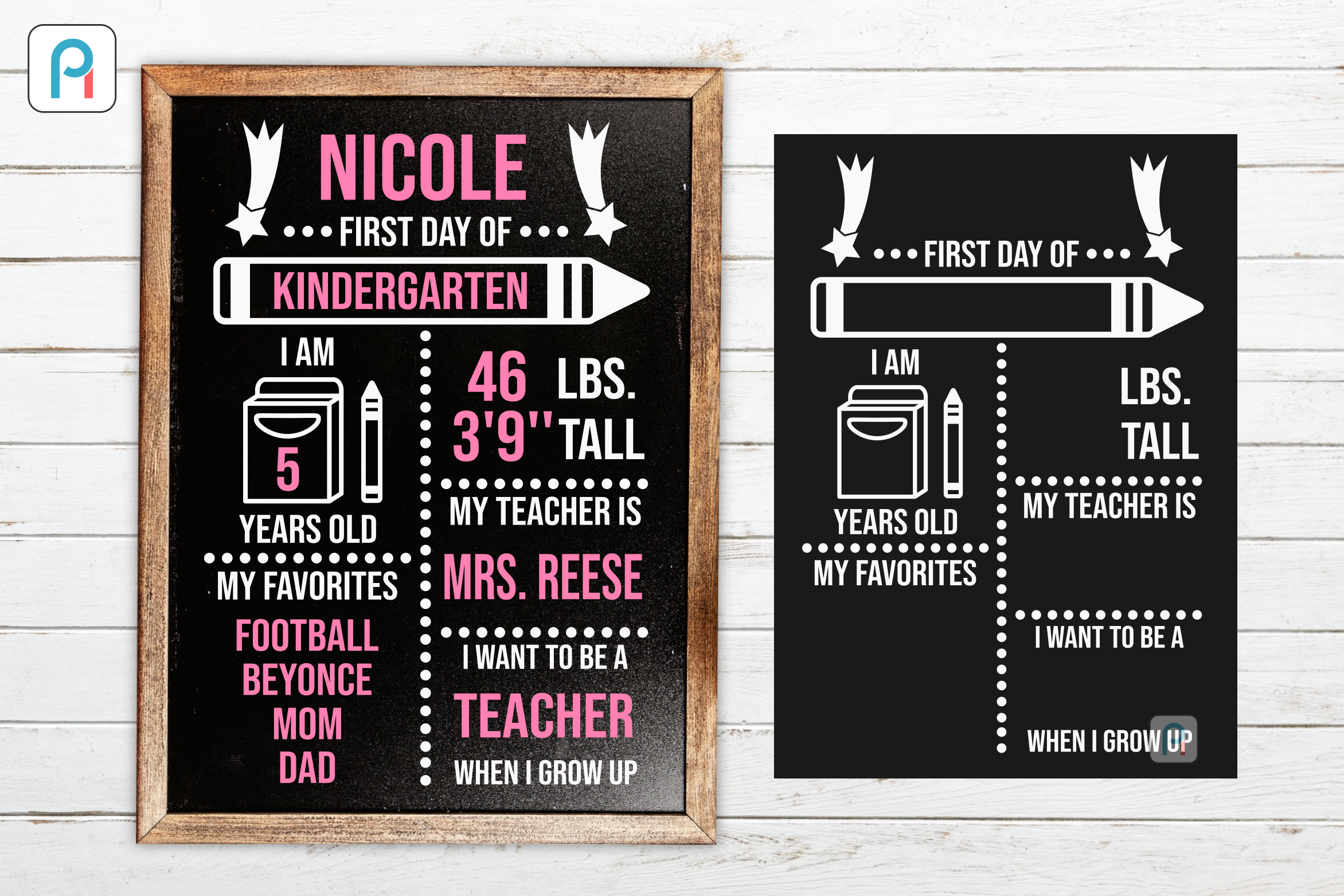 First Day Of School Svg Back To School Svg Chalkboard Svg By Pinoyart 