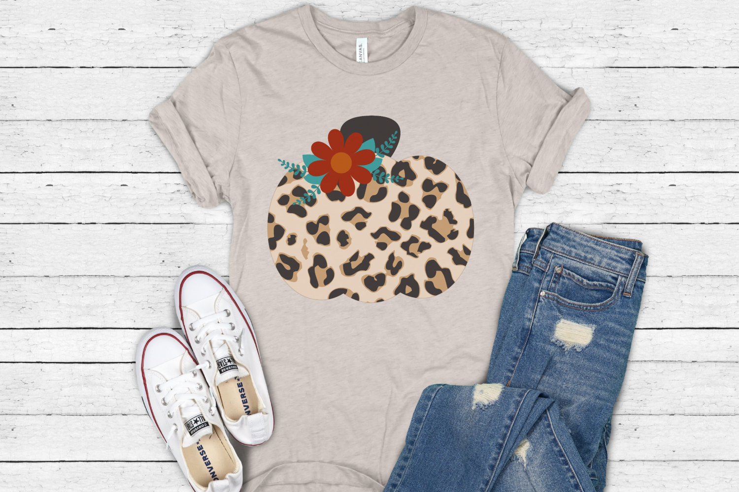 Download Leopard Floral Pumpkin SVG By Morgan Day Designs ...
