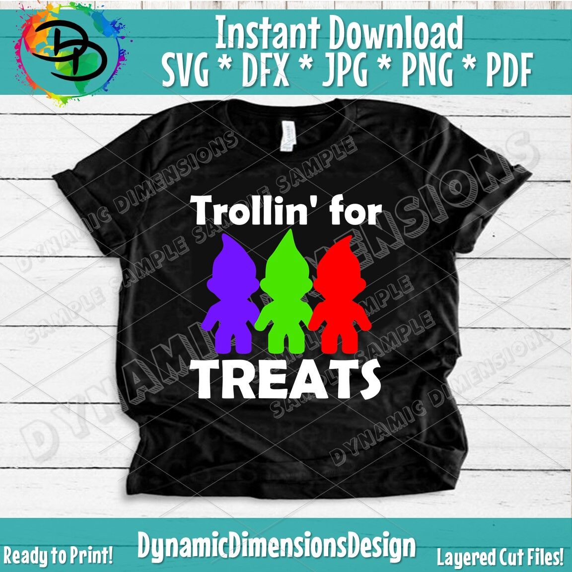 Trollin For Treats Troll Svg Costume Svg Halloween Svg Printable By Dynamic Dimensions Thehungryjpeg Com