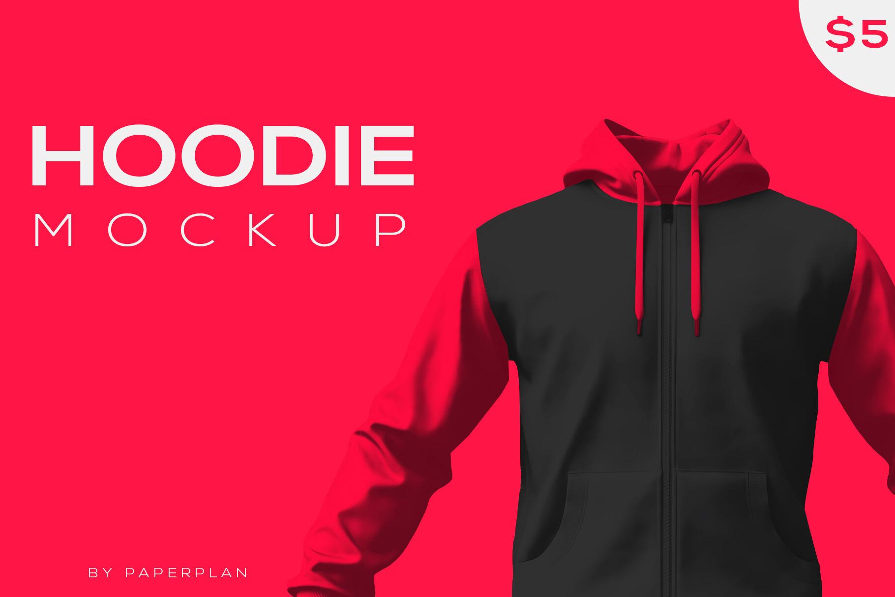 Hoodie jacket Mockup By Paperplan | TheHungryJPEG