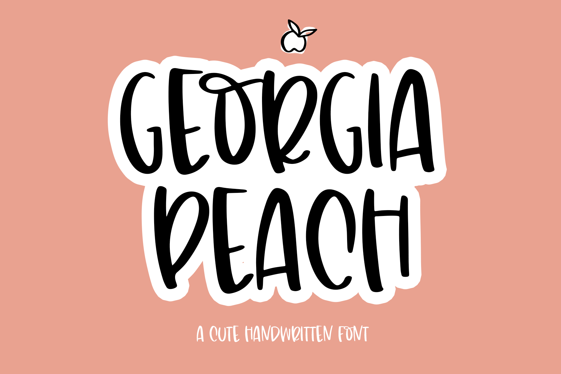 Georgia Peach Fun Handwritten Font By Ka Designs Thehungryjpeg Com