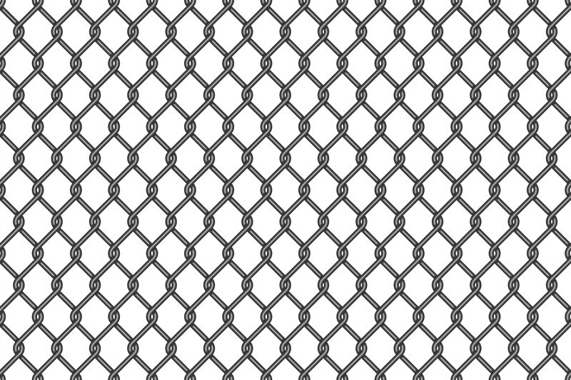 Metal wire mesh seamless pattern By vectortatu