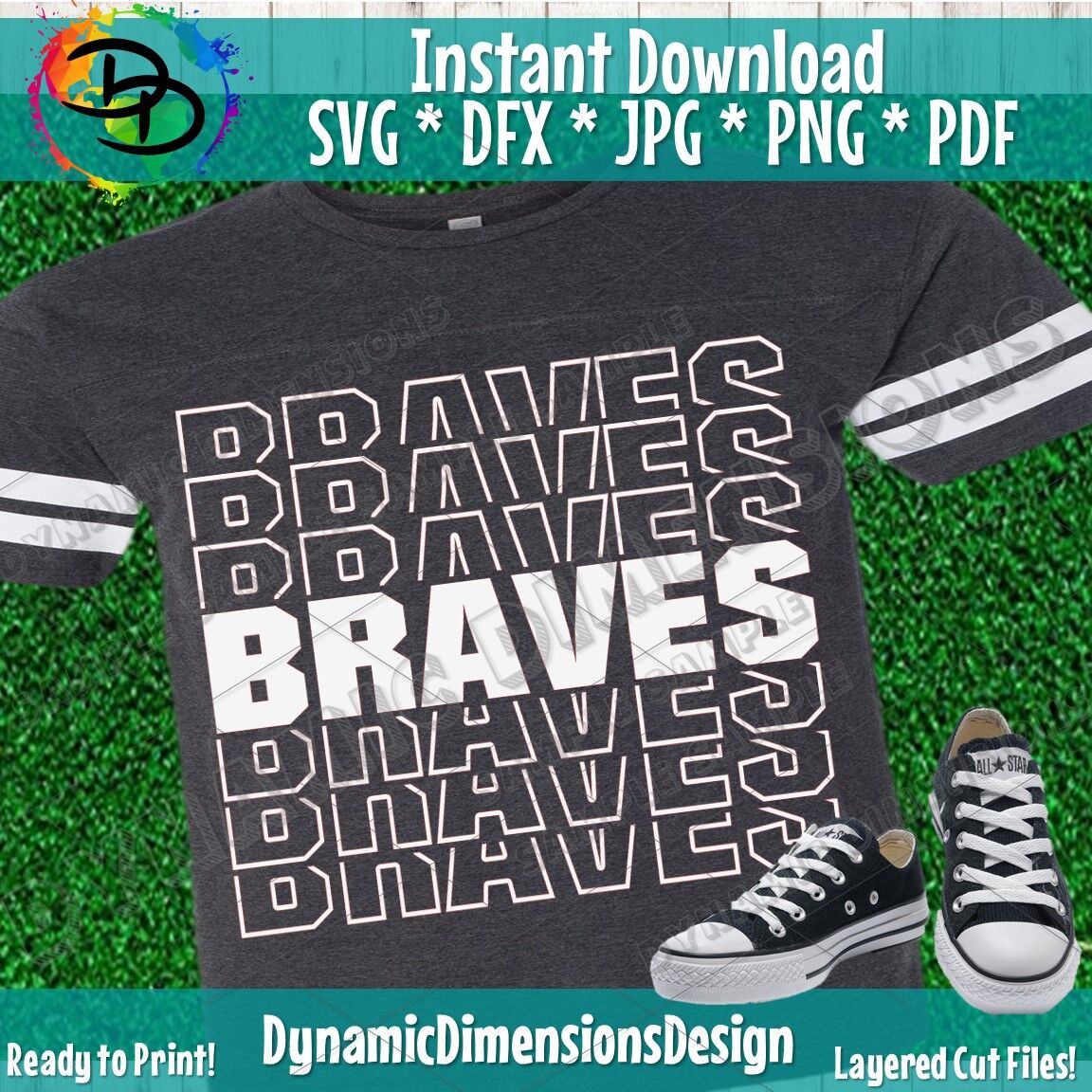 Braves SVG Braves PNG Digital Download Cut File Clip Art -  Norway