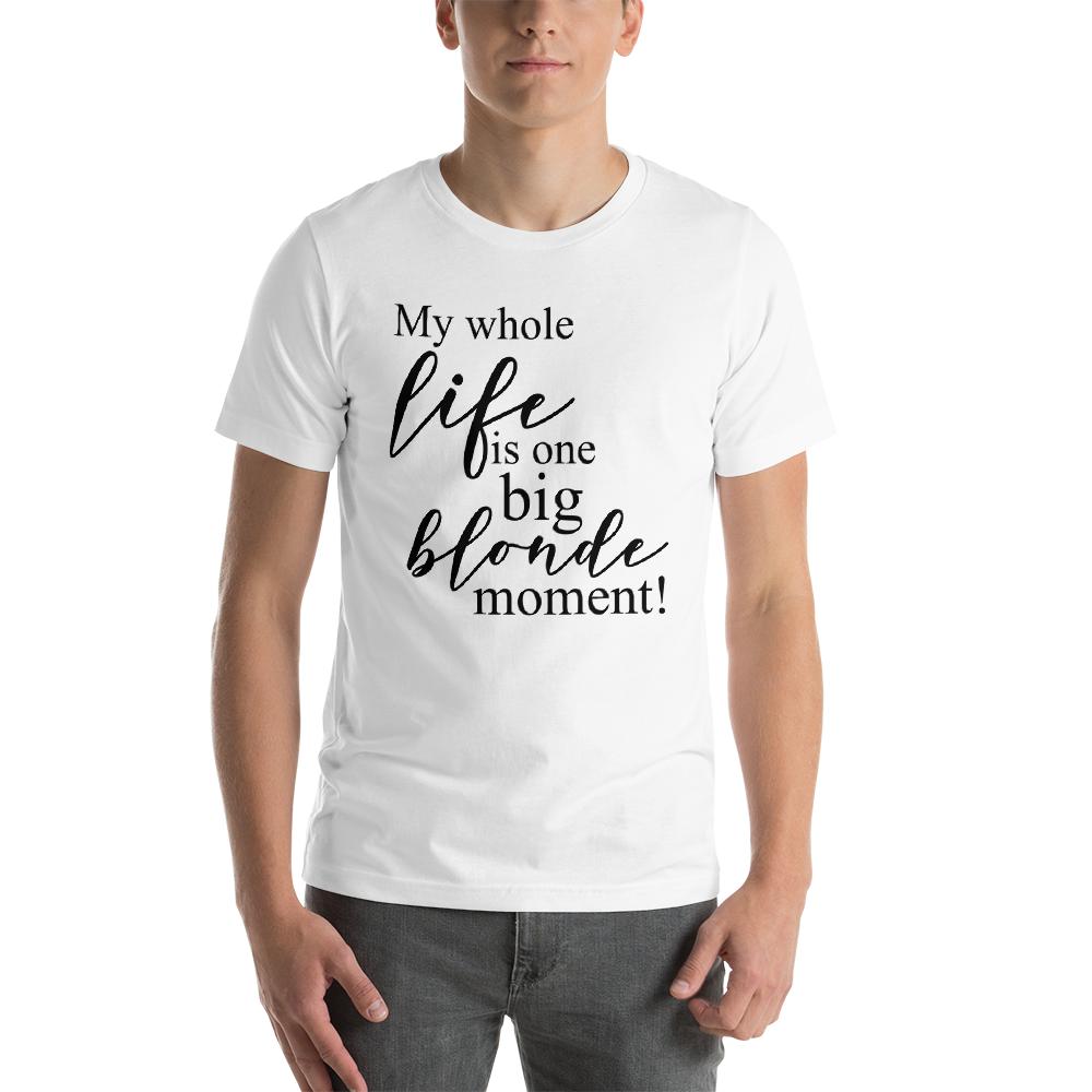 My whole life is one big blonde moment svg cut file funny saying By ...