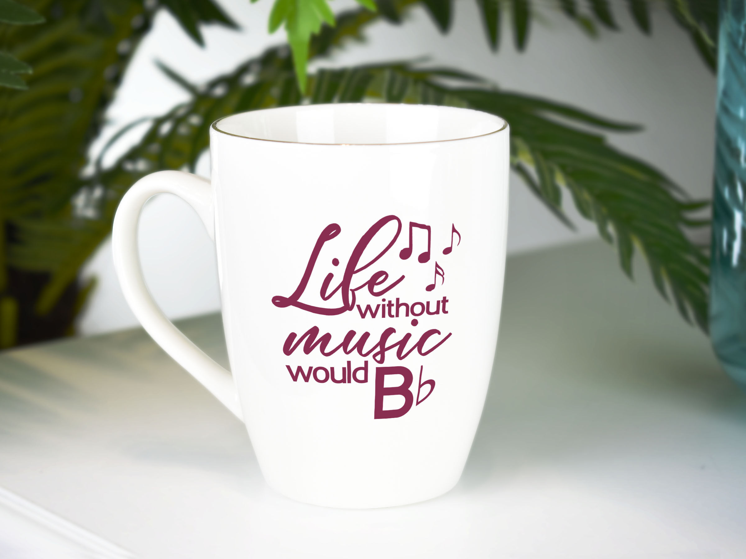 Download Life Without Music Would B Flat Svg Png Jpeg Dxf Cut File By Faithfully Yours Thehungryjpeg Com