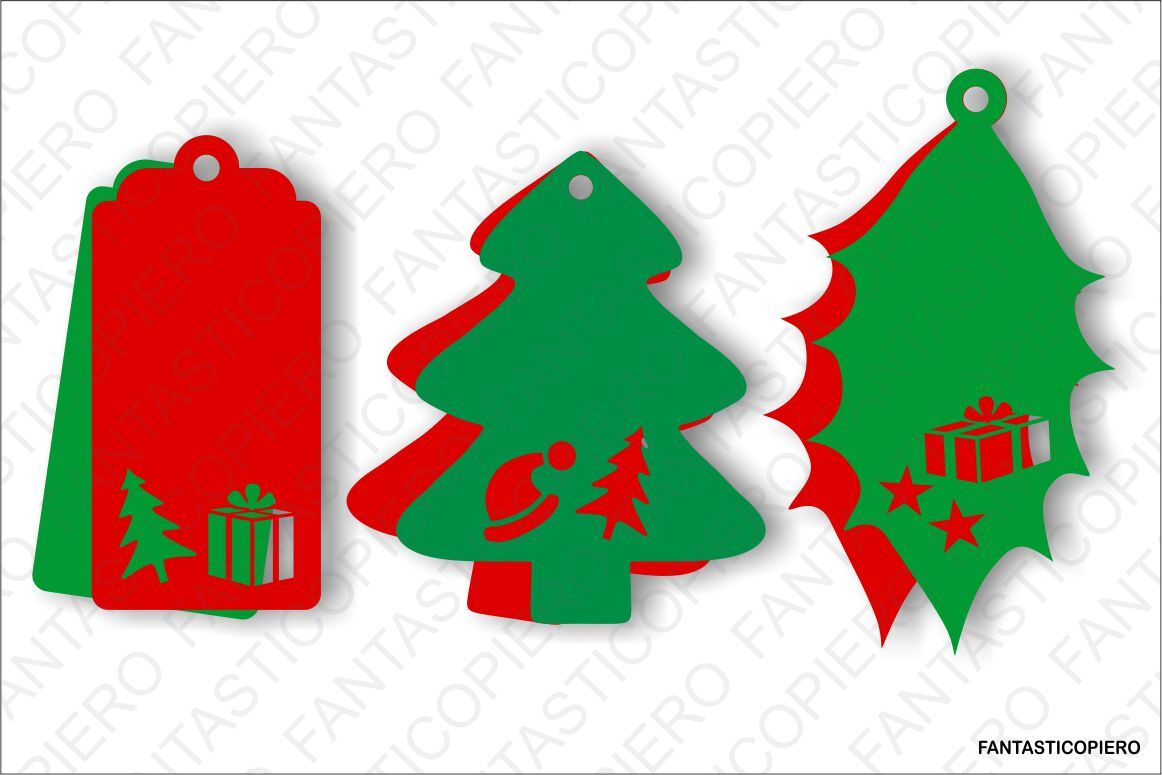 Download Christmas Label SVG files for Silhouette Cameo and Cricut. By FantasticoPiero | TheHungryJPEG.com