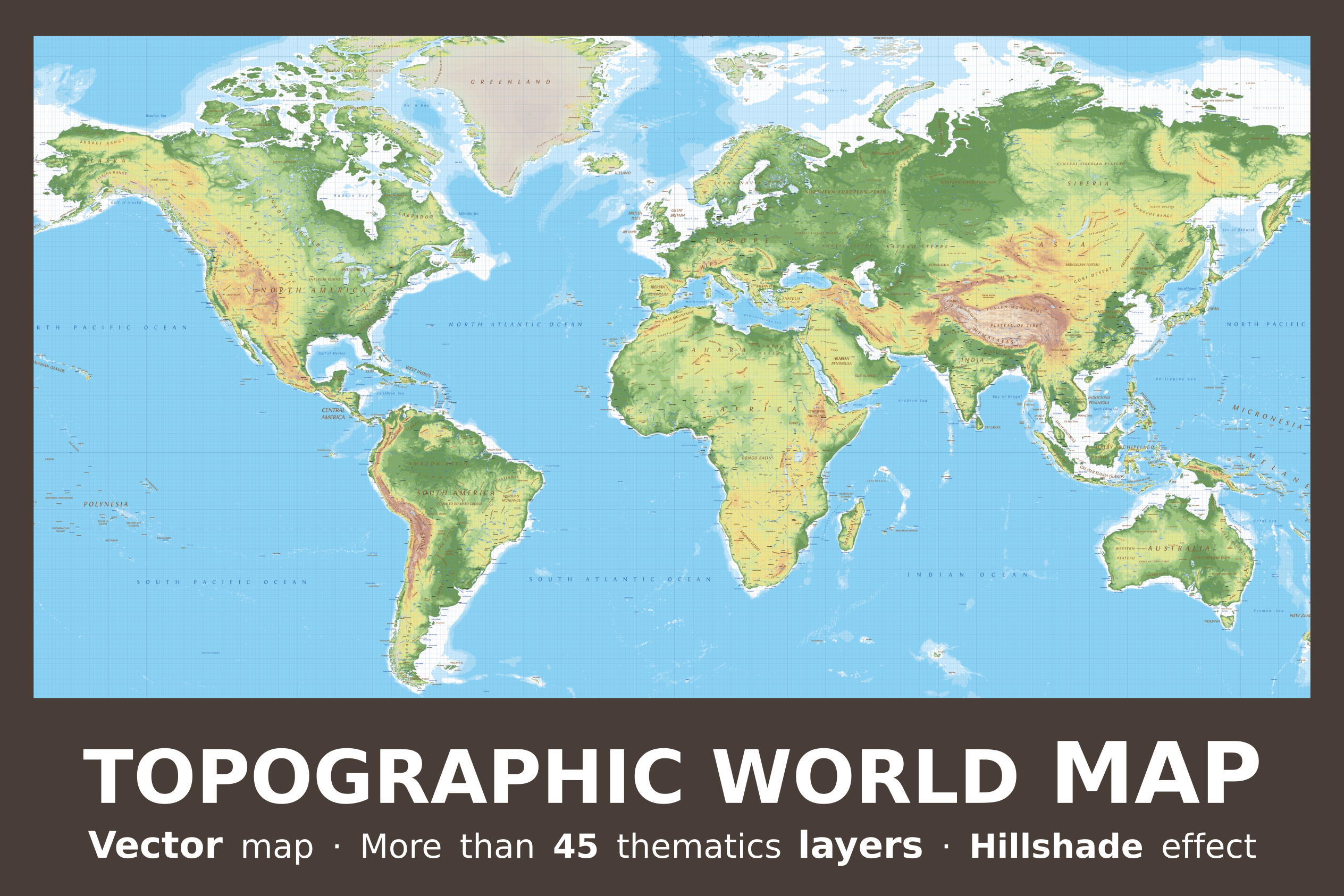 Ori 3621622 9n9vnxvdt33vmex2vs7ynlkrx3mv34oc9kj33bj3 Topographic World Vector Map 