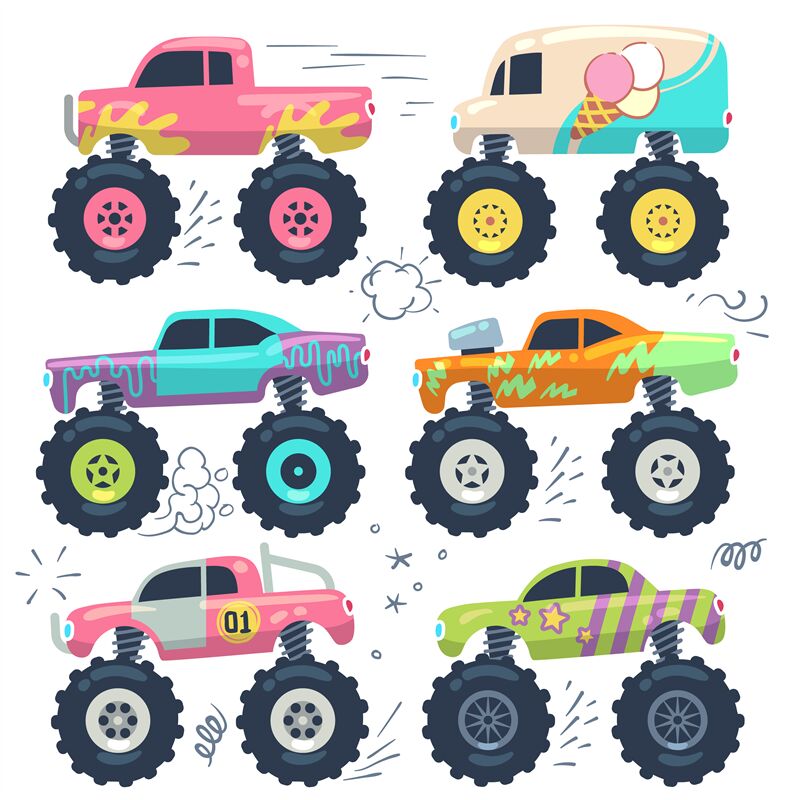 Cartoon Monster Truck  Monster trucks, Monster, Trucks