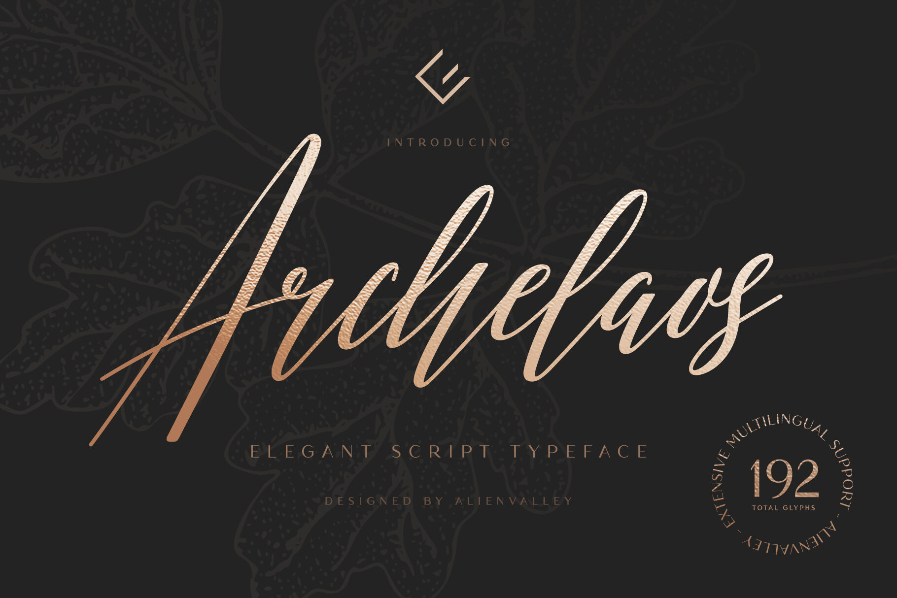 Archelaos Elegant Script Font By Alienvalley Thehungryjpeg Com