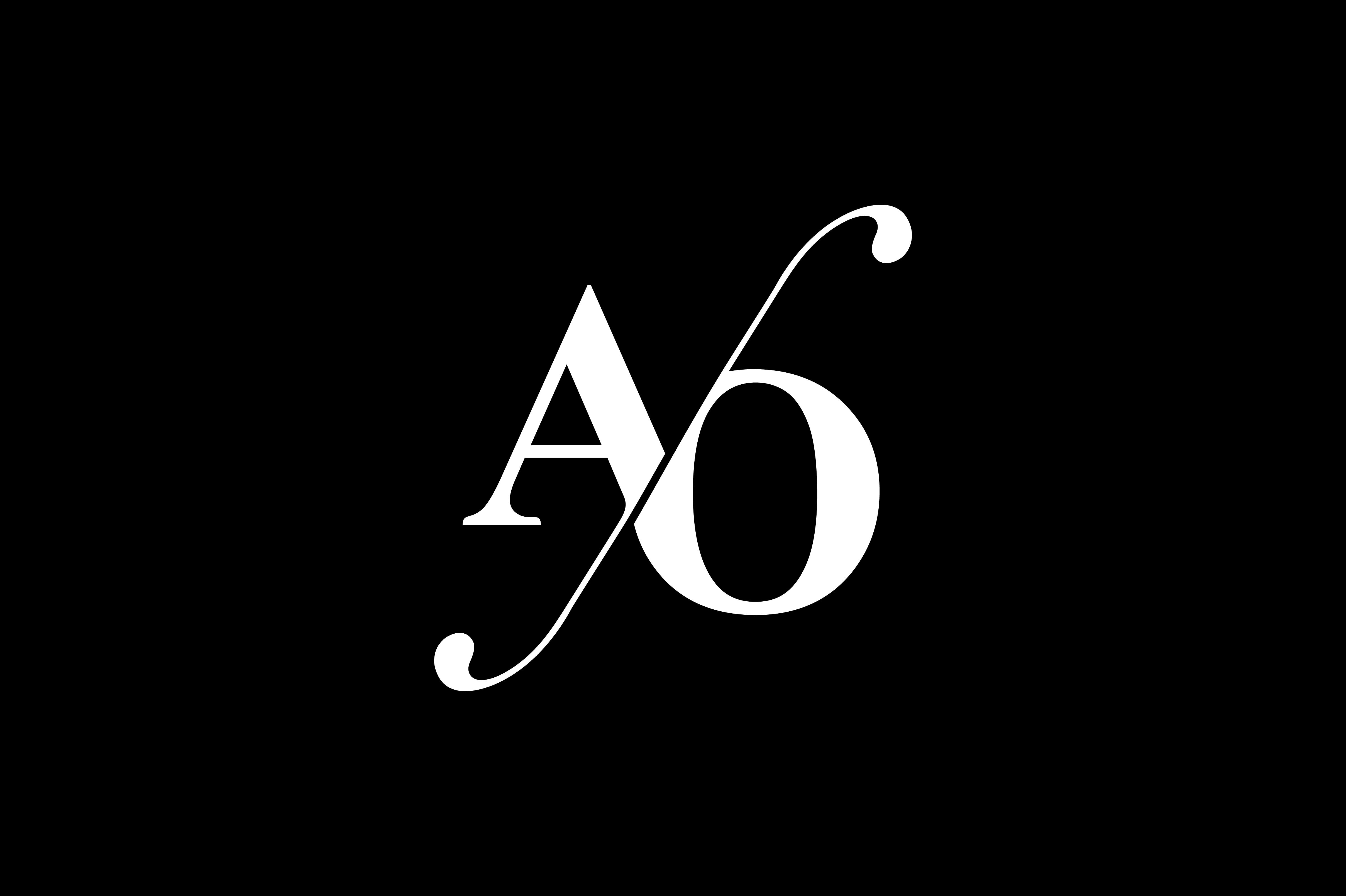 AO Monogram Logo design By Vectorseller | TheHungryJPEG.com