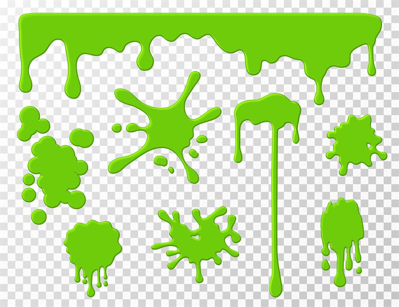 Slime Drip Clipart Transparent PNG Hd, Green Slime Dripping