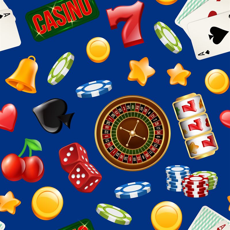 Free Vector  Realistic casino background