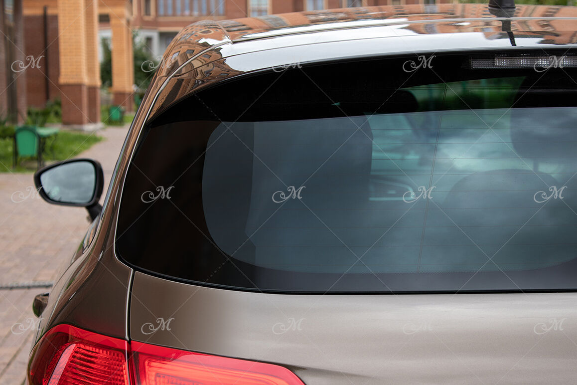 Download Rear Window Car Mock-up #2. PSD+JPG By MaddyZ | TheHungryJPEG.com
