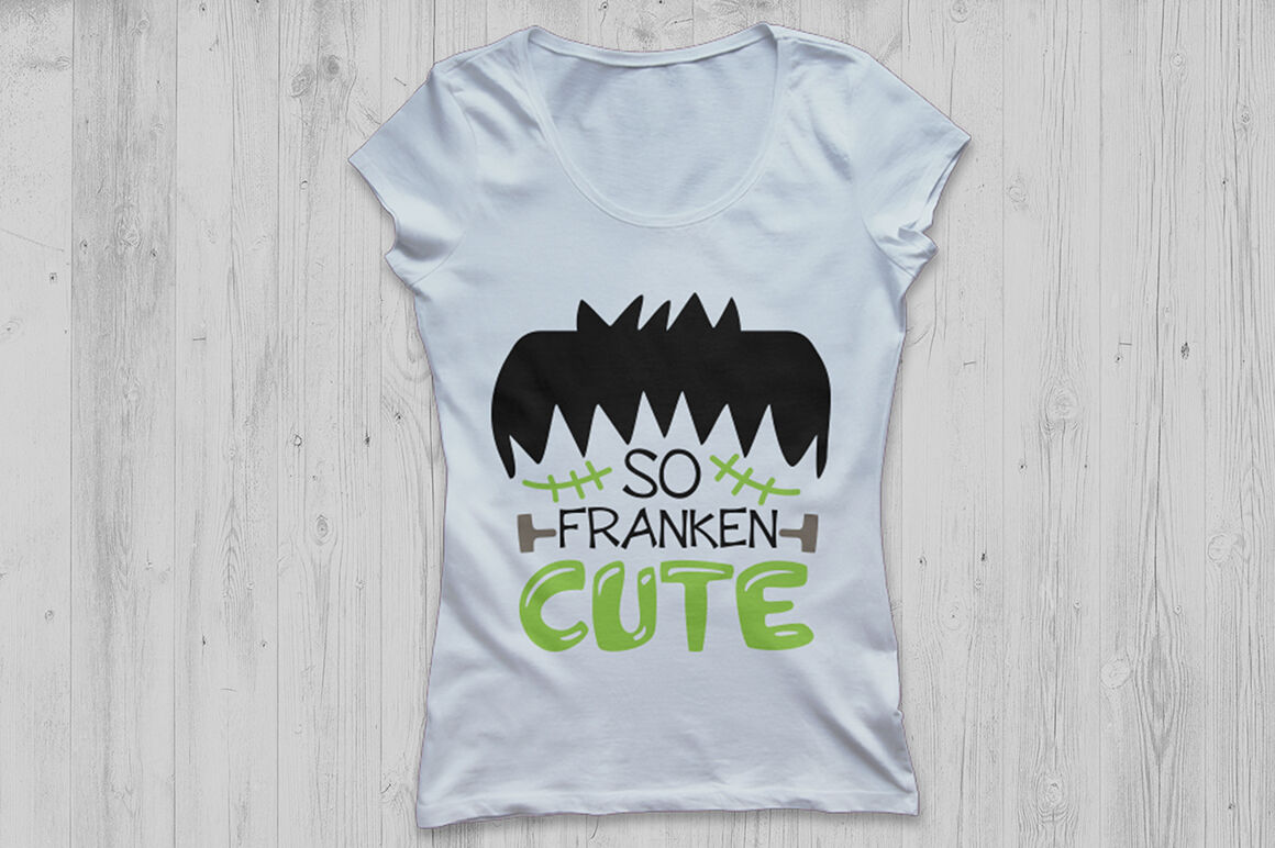 So Franken Cute Svg Halloween Svg Frankenstein Svg Monster Svg By Cosmosfineart Thehungryjpeg Com