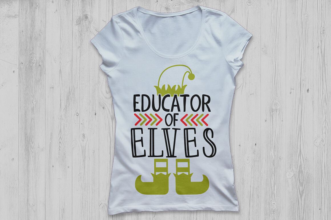 Download Educator Of Elves Svg, Christmas Svg, Elf Svg, Teacher Christmas Svg. By CosmosFineArt ...