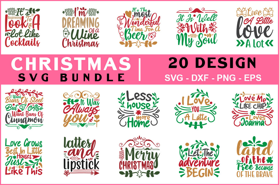 Christmas Svg Bundle Vol 04 By Teewinkle Thehungryjpeg Com