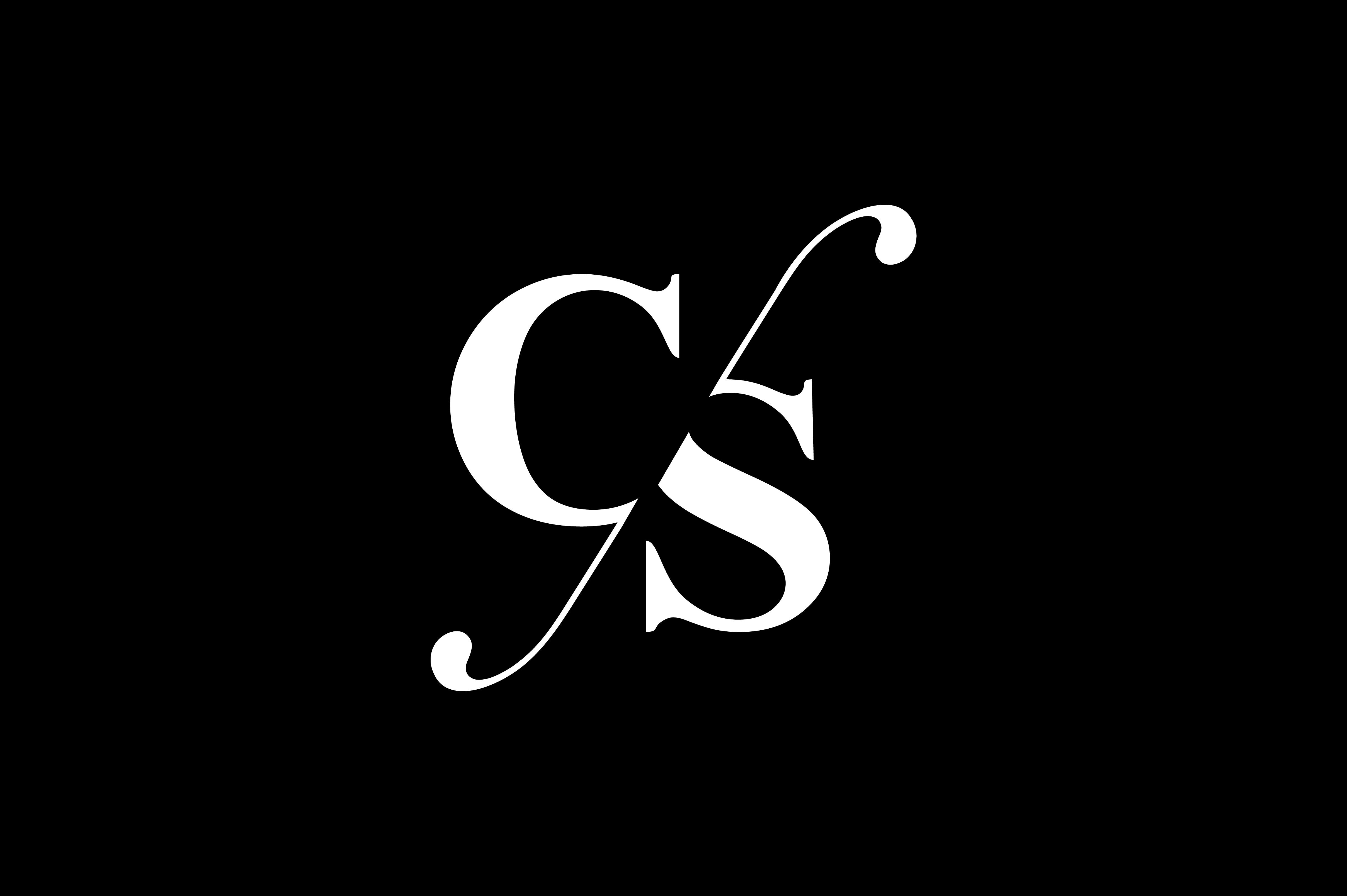 CS Monogram Logo Design By Vectorseller