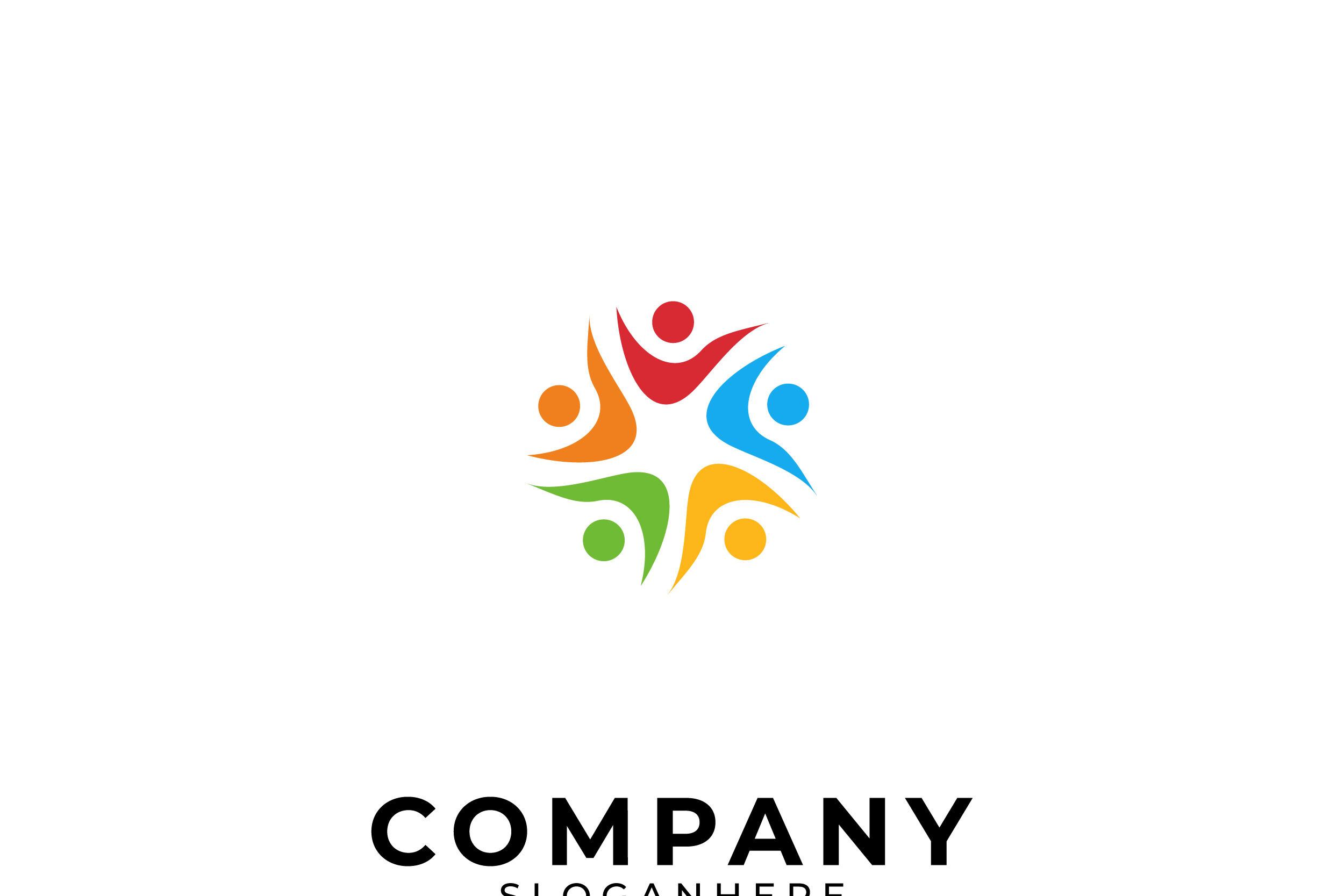 People Organize Logo By pakduasatu | TheHungryJPEG